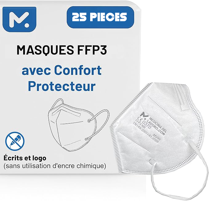 Masque-FFP3-25-pcs